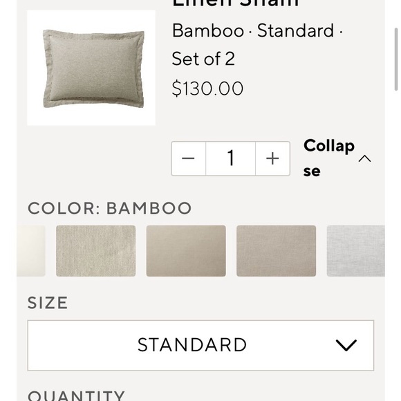 NWT Pottery Barn Full Queen Belgian Flax Linen Hemstitch Duvet /2 Standard Shams - Picture 6 of 9